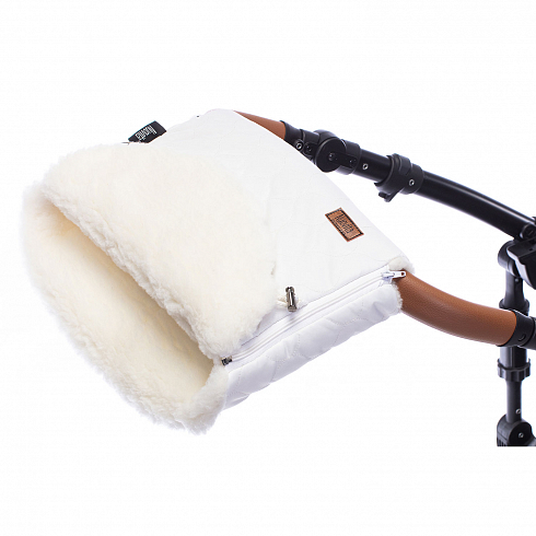 Муфта меховая для коляски Nuovita Polare Bianco Муфта меховая для коляски Nuovita Polare Bianco