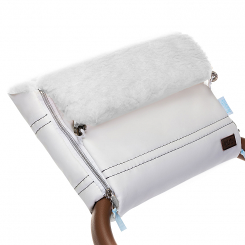 Муфта меховая для коляски Nuovita Alpino Lux Bianco Муфта меховая для коляски Nuovita Alpino Lux Bianco