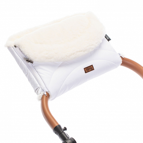 Муфта меховая для коляски Nuovita Tundra Bianco Муфта меховая для коляски Nuovita Tundra Bianco