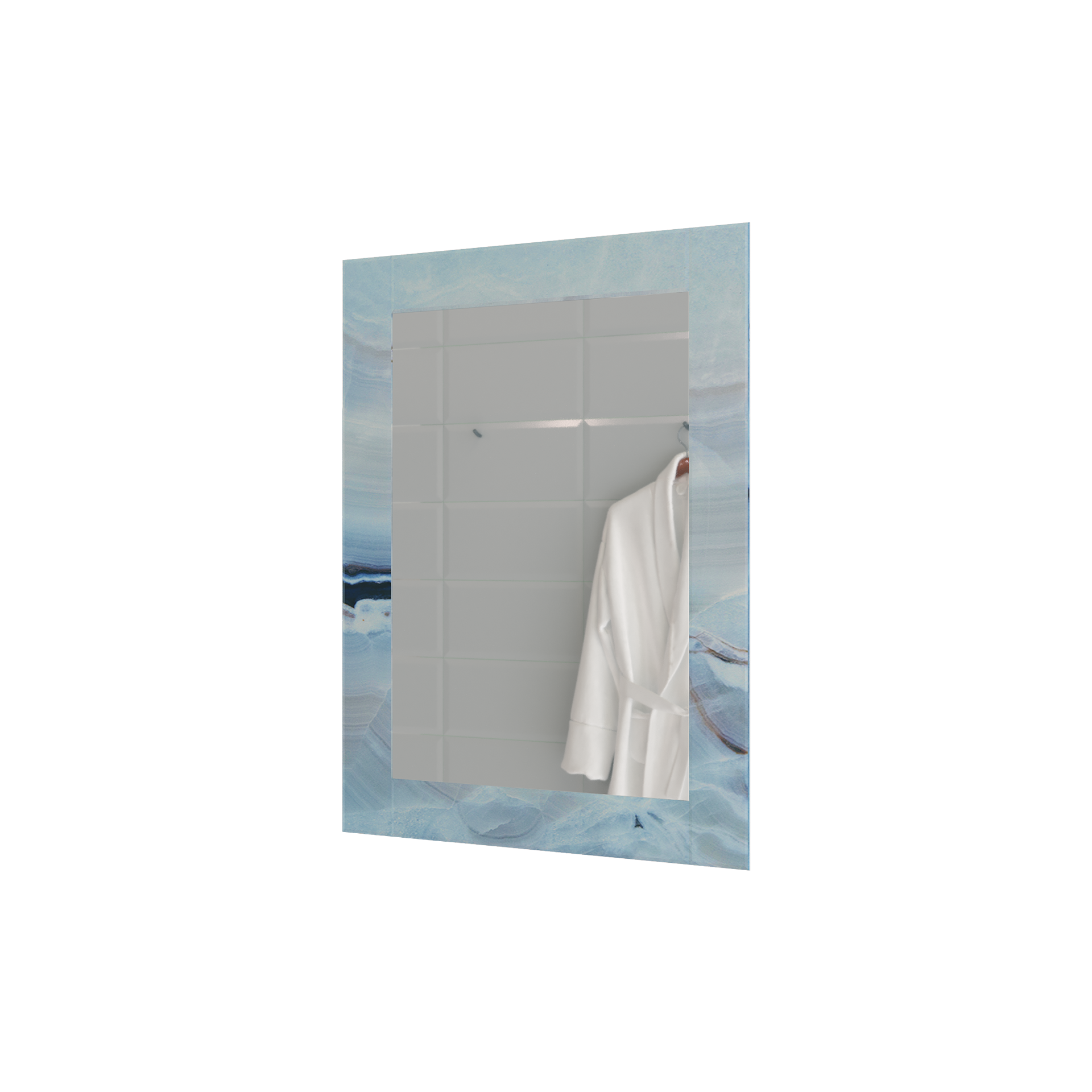 ������� Glass 60*80 Blue marble