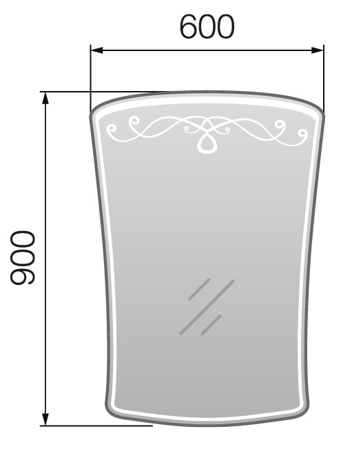 Зеркало Classic 1, 60 Зеркало Classic 1, 60
