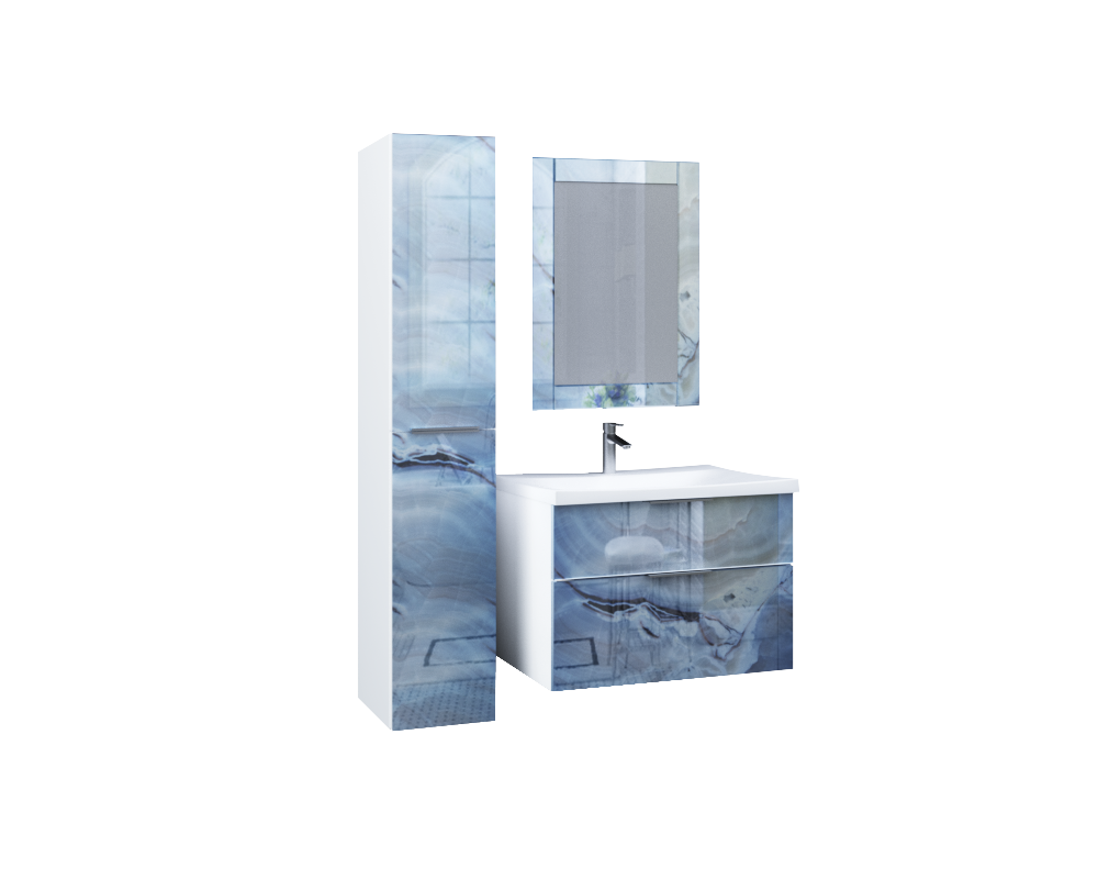 ������� Glass 60*80 Blue marble