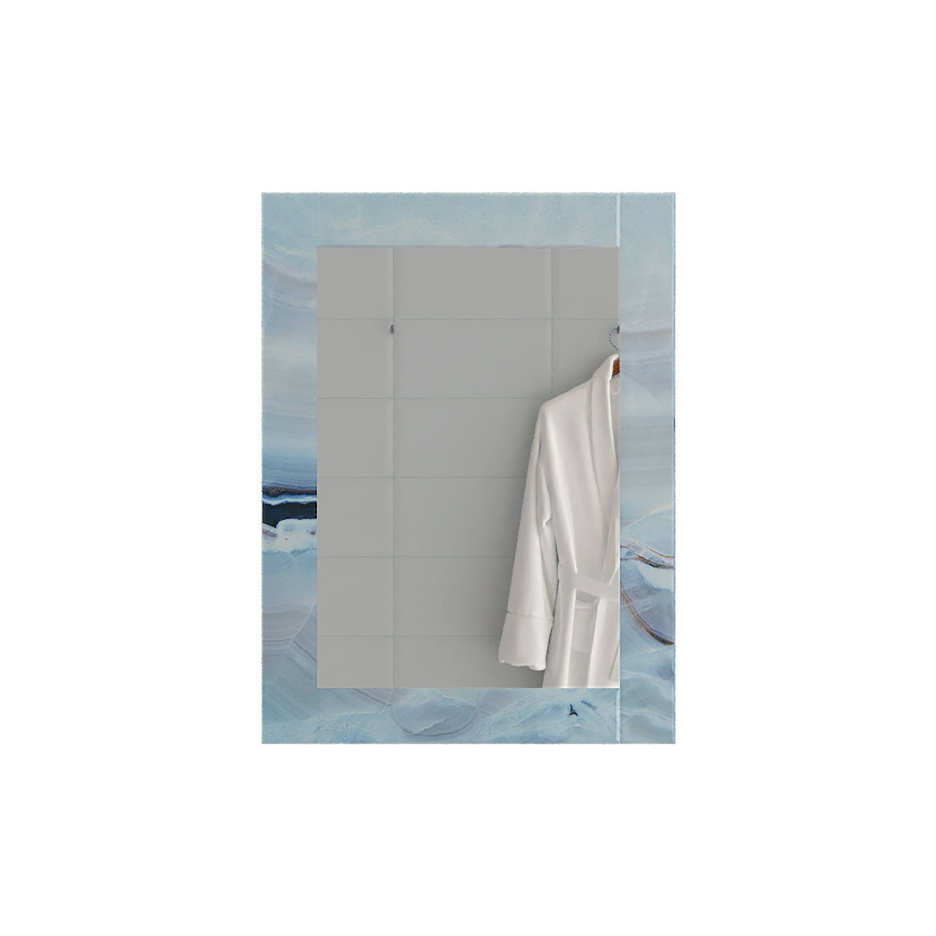 ������� Glass 60*80 Blue marble