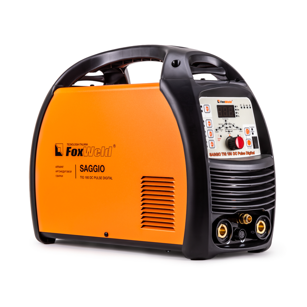 Аппарат аргонодуговой сварки SAGGIO TIG 180 DC Pulse Digital (пр-во FoxWeld/КНР) Аппарат аргонодуговой сварки SAGGIO TIG 180 DC Pulse Digital (пр-во FoxWeld/КНР)