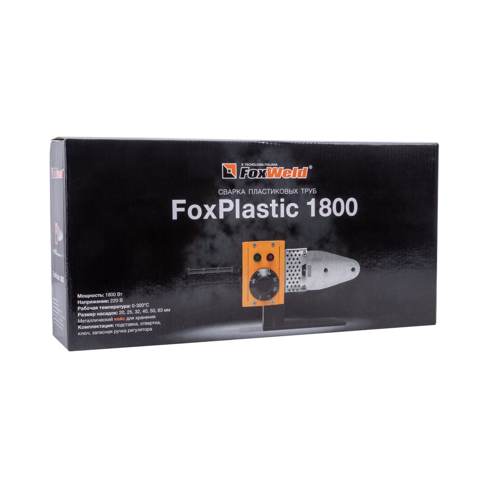 FoxWeld Аппарат для сварки пластиковых труб FoxPlastic 1800 (пр-во FoxWeld/КНР) FoxWeld Аппарат для сварки пластиковых труб FoxPlastic 1800 (пр-во FoxWeld/КНР)