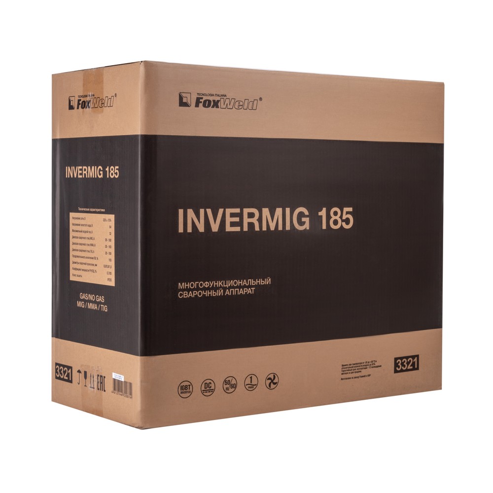 Сварочный полуавтомат Invermig 185 (пр-во FoxWeld/КНР) Сварочный полуавтомат Invermig 185 (пр-во FoxWeld/КНР)