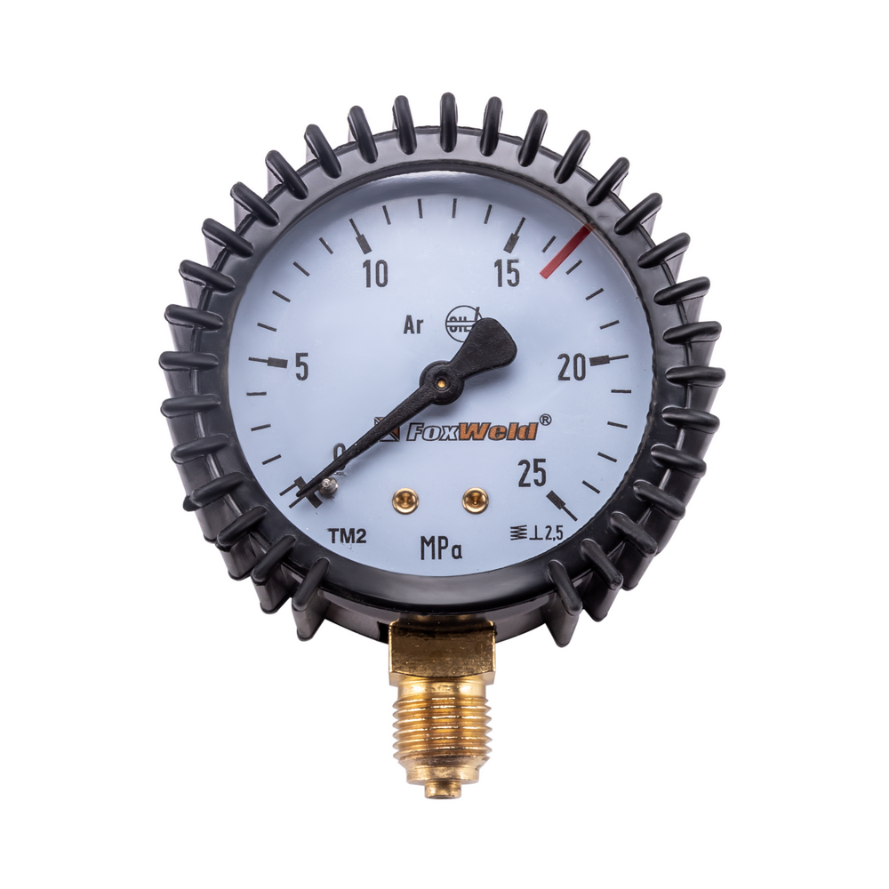 FoxWeld Манометр для регулятора WR420-F2 (аргон/углекислота) ВД (пр-во FoxWeld/КНР) FoxWeld Манометр для регулятора WR420-F2 (аргон/углекислота) ВД (пр-во FoxWeld/КНР)