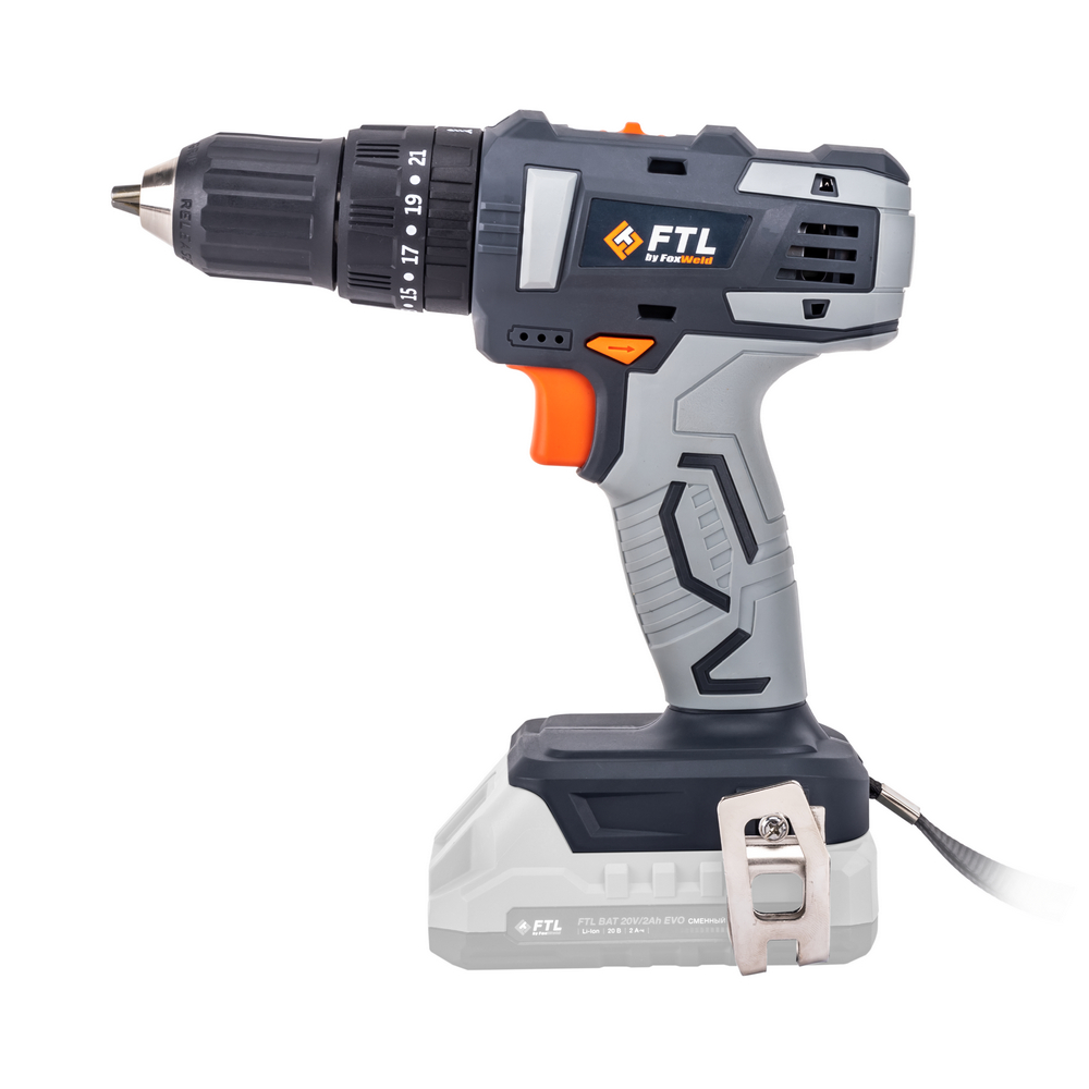 Аккумуляторная ударная дрель-шуруповёрт FTL PSR-I 20V EVO fox8054 Аккумуляторная ударная дрель-шуруповёрт FTL PSR-I 20V EVO fox8054