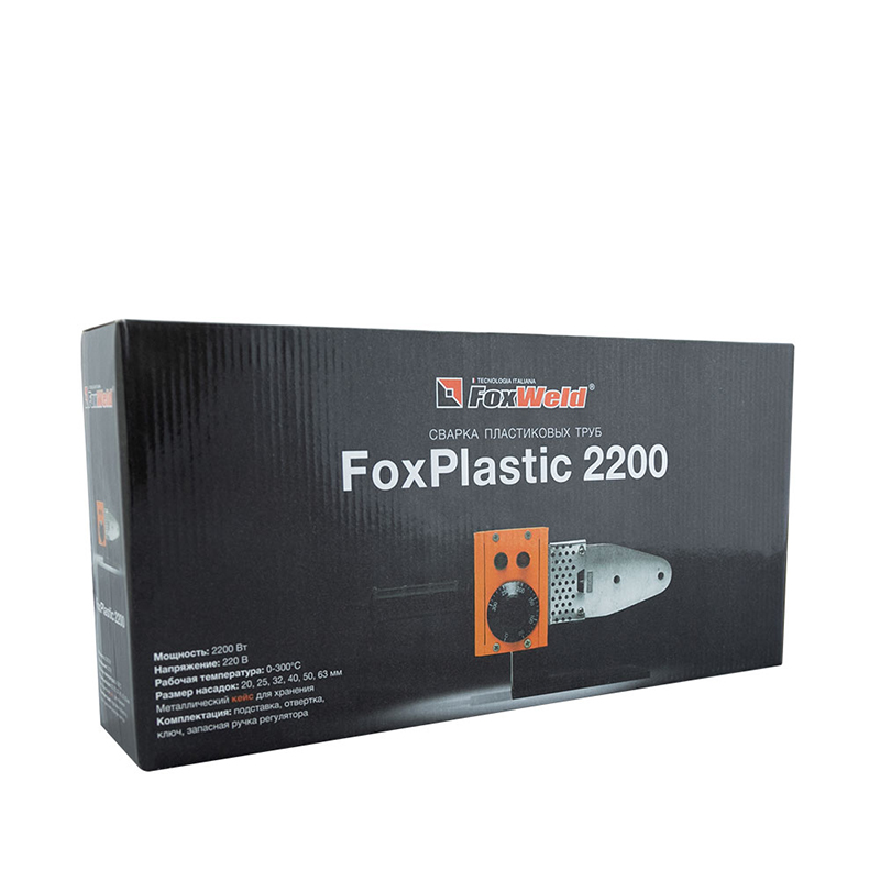 Аппарат для сварки пластиковых труб FoxPlastic 2200 ZJM Аппарат для сварки пластиковых труб FoxPlastic 2200 ZJM