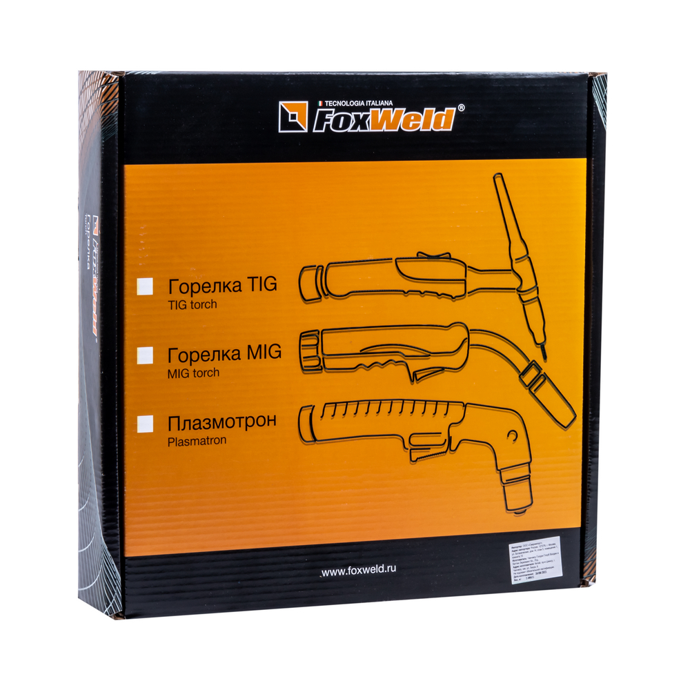 FoxWeld Горелка UnoTIG-26 8м (разъем 35мм2, с кнопкой, пр-во FoxWeld/КНР) FoxWeld Горелка UnoTIG-26 8м (разъем 35мм2, с кнопкой, пр-во FoxWeld/КНР)