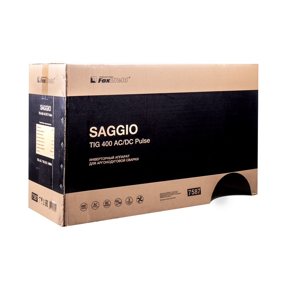 ������� ������������� ������ SAGGIO TIG 400 AC/DC Pulse
