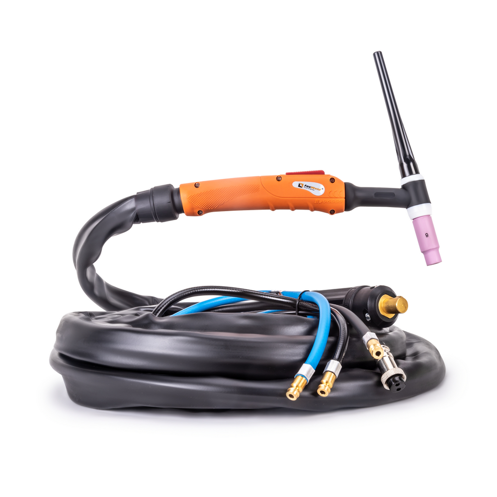 FoxWeld Горелка UnoTIG-18 4м (разъем 35мм2, с кнопкой, ж/охл.) (пр-во FoxWeld/КНР) FoxWeld Горелка UnoTIG-18 4м (разъем 35мм2, с кнопкой, ж/охл.) (пр-во FoxWeld/КНР)