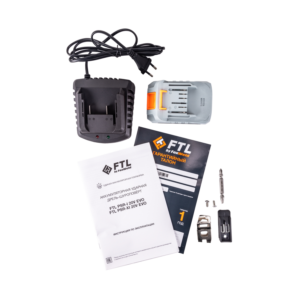 Аккумуляторная ударная дрель-шуруповёрт FTL PSR-I 20V EVO fox8079 Аккумуляторная ударная дрель-шуруповёрт FTL PSR-I 20V EVO fox8079
