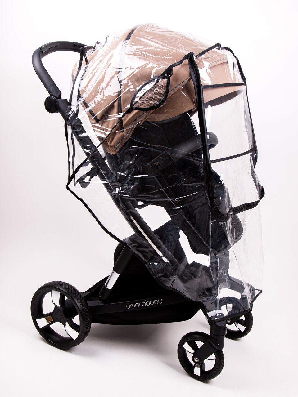 Дождевик для коляски универсальный AMAROBABY RAIN STOP Дождевик для коляски универсальный AMAROBABY RAIN STOP
