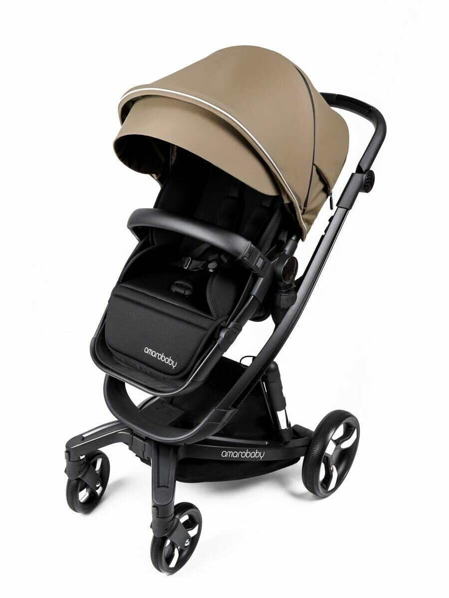 Коляска детская 2 в 1 с автоматическим тормозом AMAROBABY TUTUM Коляска детская 2 в 1 с автоматическим тормозом AMAROBABY TUTUM