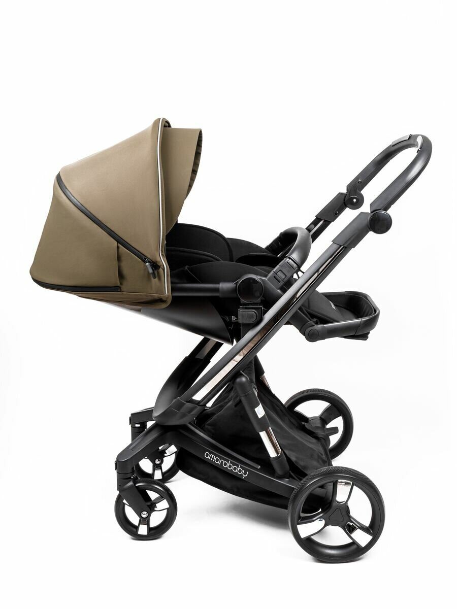 Коляска детская 2 в 1 с автоматическим тормозом AMAROBABY TUTUM Коляска детская 2 в 1 с автоматическим тормозом AMAROBABY TUTUM