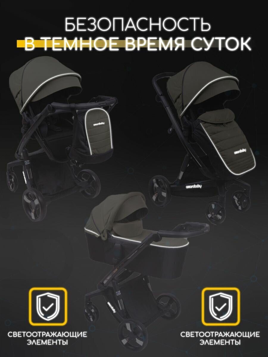 Коляска детская 2 в 1 с автоматическим тормозом AMAROBABY TUTUM Коляска детская 2 в 1 с автоматическим тормозом AMAROBABY TUTUM