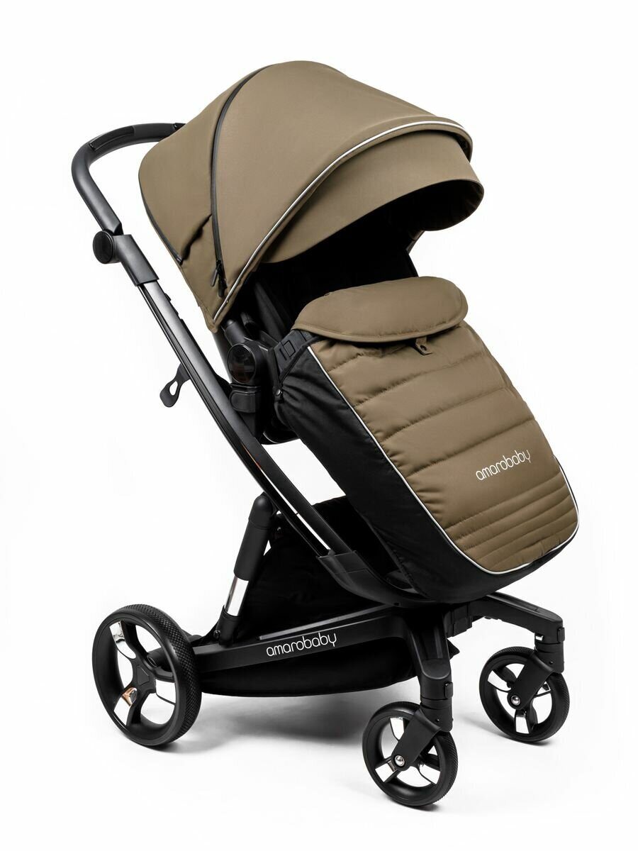 Коляска детская 2 в 1 с автоматическим тормозом AMAROBABY TUTUM Коляска детская 2 в 1 с автоматическим тормозом AMAROBABY TUTUM