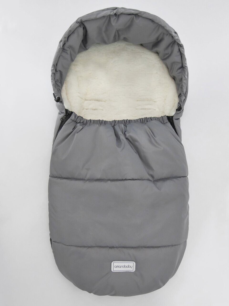 Конверт зимний меховой AMAROBABY Snowy Baby 85 см Конверт зимний меховой AMAROBABY Snowy Baby 85 см