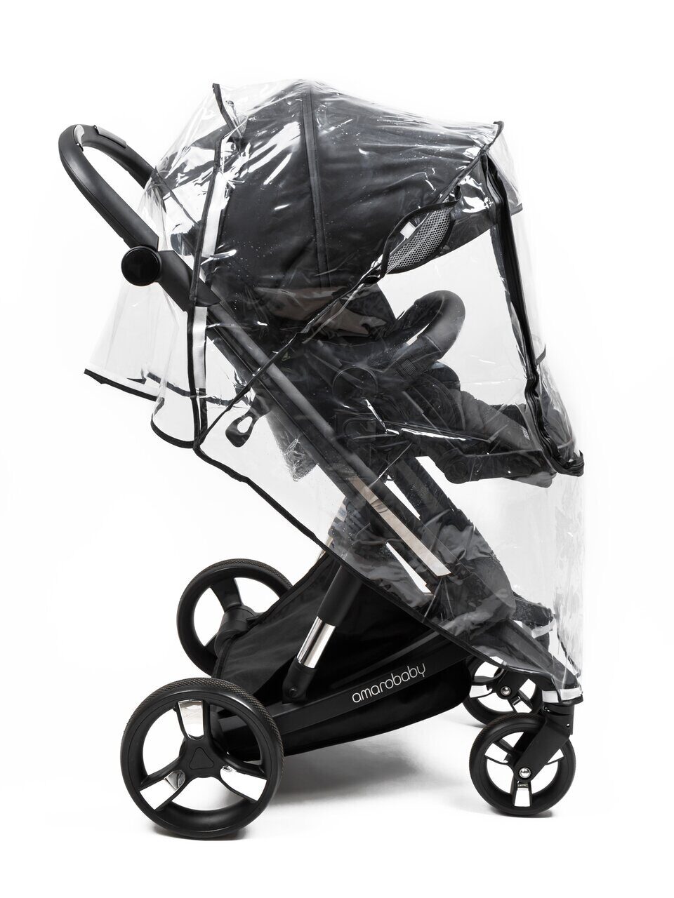 Дождевик для коляски универсальный AMAROBABY RAIN STOP Дождевик для коляски универсальный AMAROBABY RAIN STOP