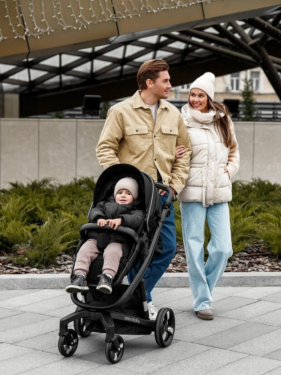 Коляска детская 2 в 1 с автоматическим тормозом AMAROBABY TUTUM Коляска детская 2 в 1 с автоматическим тормозом AMAROBABY TUTUM