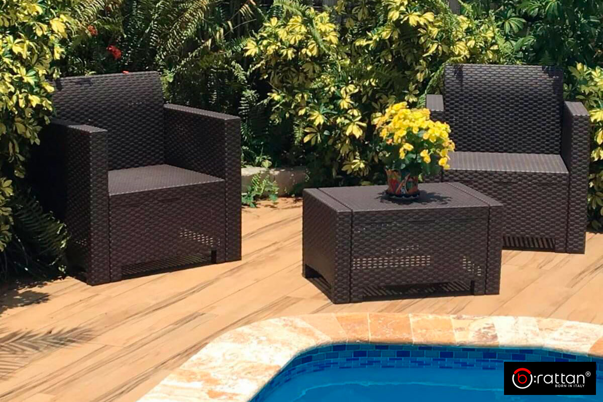 Комплект мебели NEBRASKA TERRACE Set (стол, 2 кресла) 9073.3 Комплект мебели NEBRASKA TERRACE Set (стол, 2 кресла) 9073.3