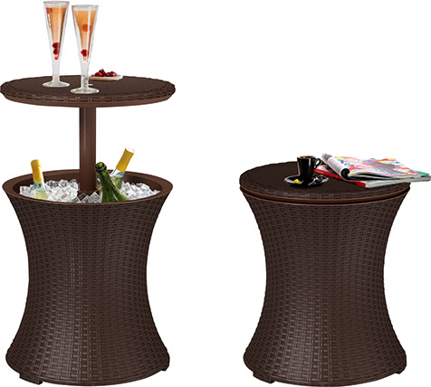 Стол Кул Бар Раттан (Cool bar rattan) графит Стол Кул Бар Раттан (Cool bar rattan) графит