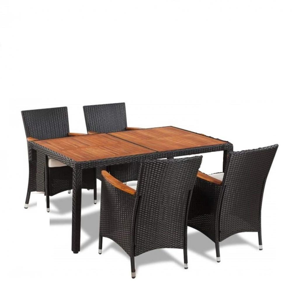 Комплект плетеной мебели AFM-460 150x90 Brown (4+1) Комплект плетеной мебели AFM-460 150x90 Brown (4+1)