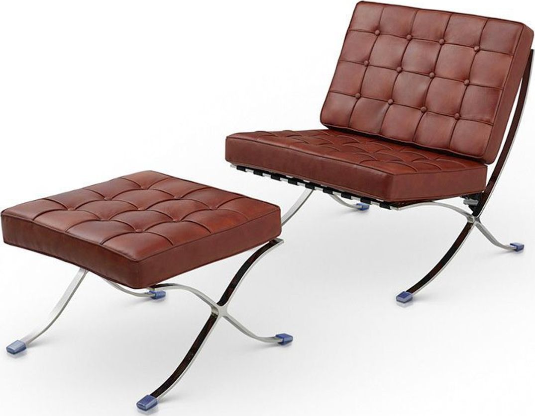 Кресло BARCELONA CHAIR коричневый Кресло BARCELONA CHAIR коричневый