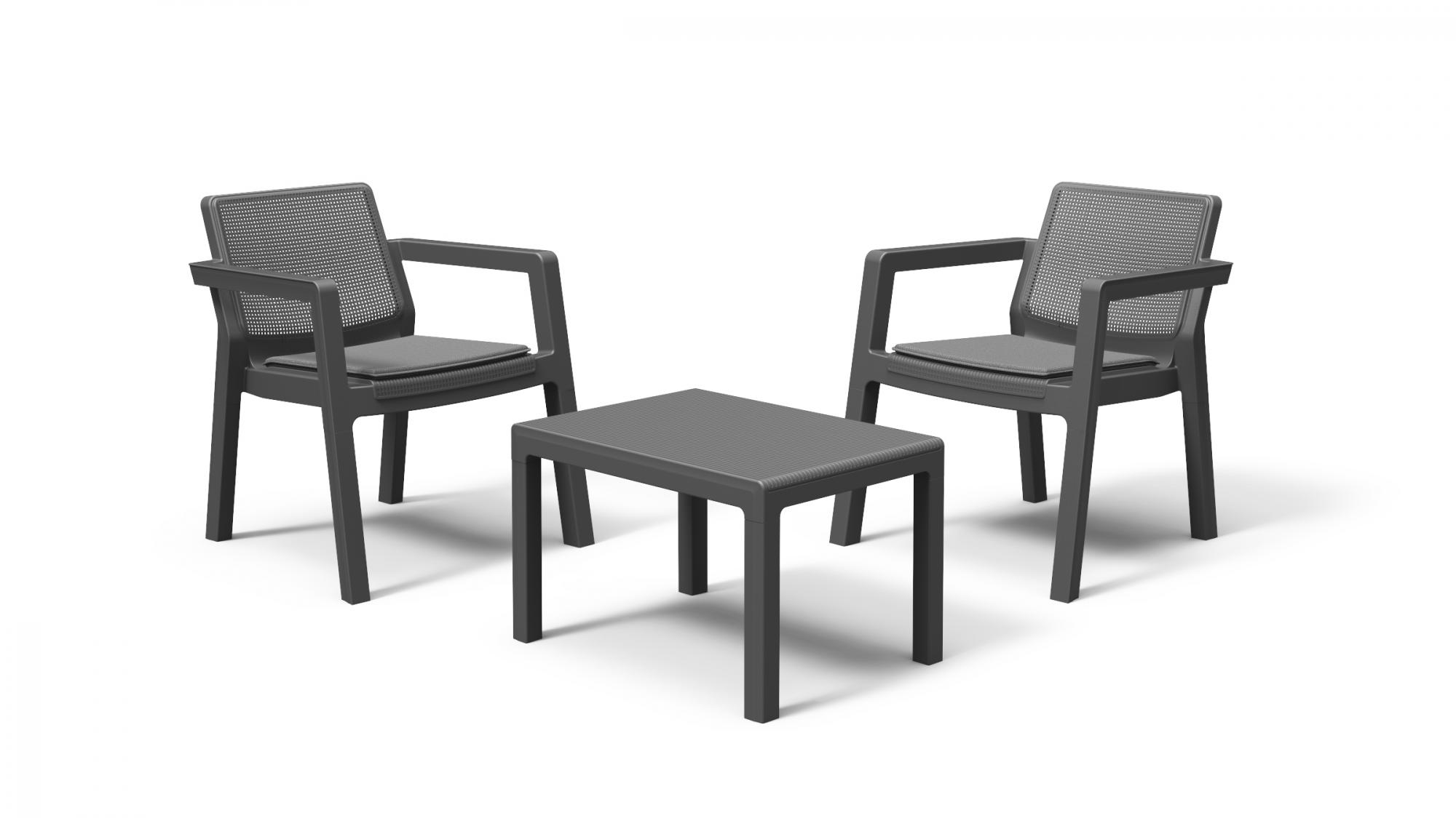 Комплект мебели Эмили (Emily balcony set) графит